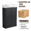 23" Versatile Freestanding Bathroom Vanity with Sink & Storage Rack, Soft-Close Doors-1652443495