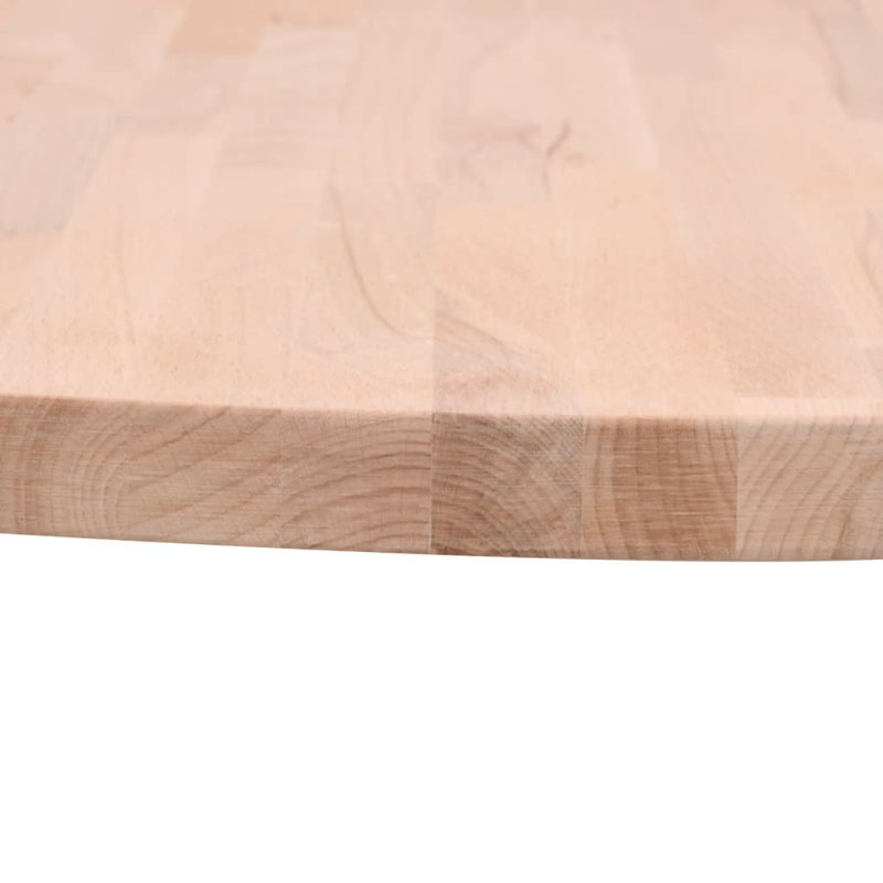 Tiphonnet Solid Wood Table Top, 4cm H x 50cm W x 50cm D, Natural