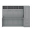 Grand lit escamotable avec placard et tiroirs-75144637