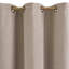 Cotton Blend Room Darkening Curtain Single Panel