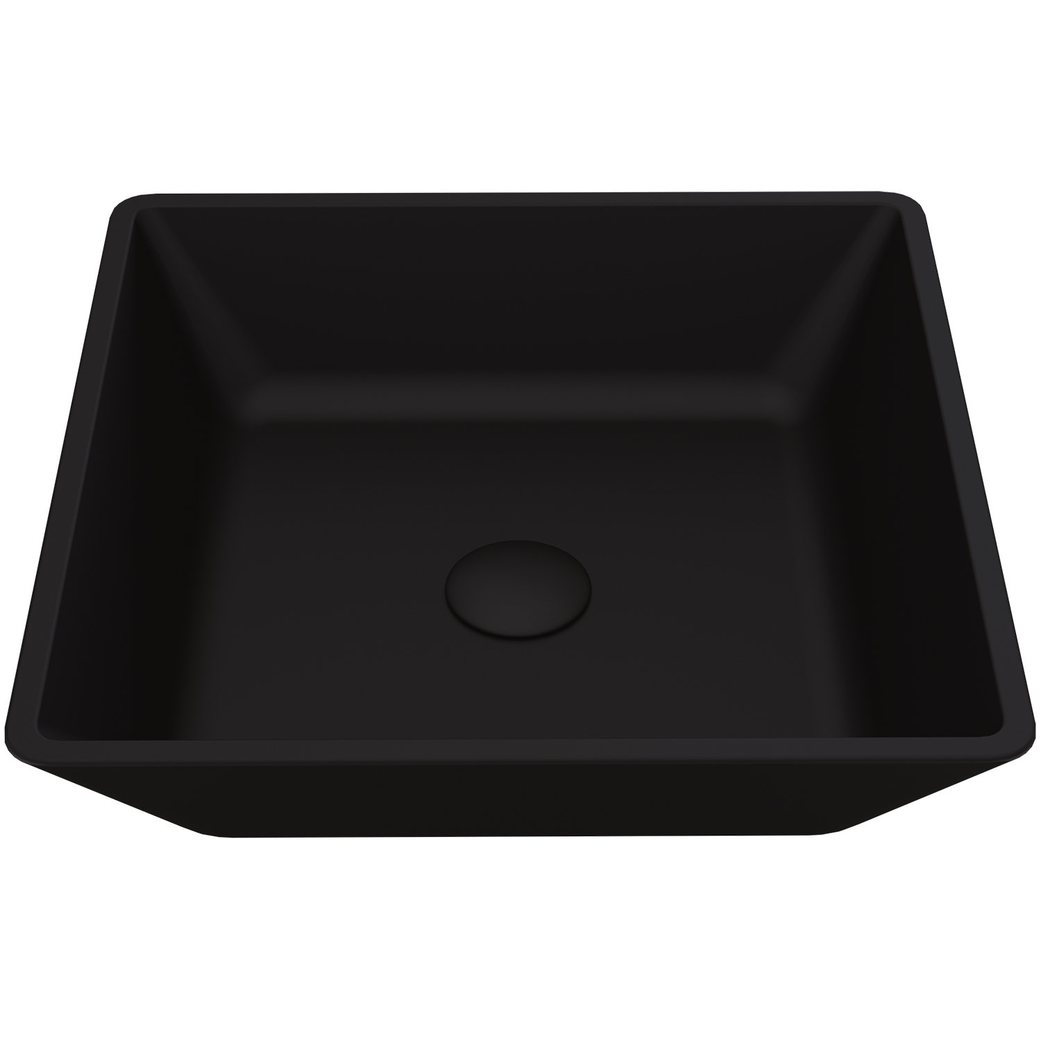 Roma Square Glass Vessel Bathroom Sink