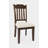 Alisher 19'' H Upholstered Acacia Side Chair