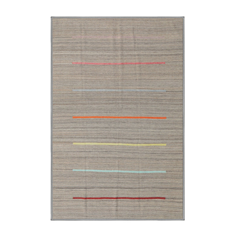 Tapis gris foncé / beige Chertsey, Rectangle 2 pi x 3 pi