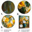 «Yellow Orange Vibrant Symphony Daffodils - Daffodils», reproduction d'art murale-106110632-106110641
