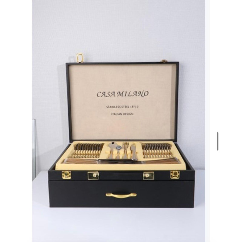 Rosdorf Park Hallen Stainless Steel (18/10) Flatware Set - Service for 12