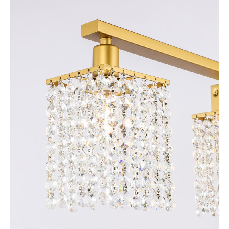 Presler Dimmable Vanity Light, 8.4" H x 4.8" W x 4.8" D, Brass, 1 Light