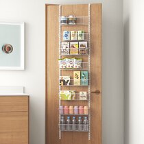  Olirum Over the Door Pantry Organizer, 6 Adjustable Baskets,  Large Pantry Organization and Storage, Hanging or Wall Mounted Spice Rack  for Kitchen Organization + Pantry Storage (6-tier): Home & Kitchen