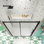Porte de douche coulissante l 50 "-54" x H 72 "