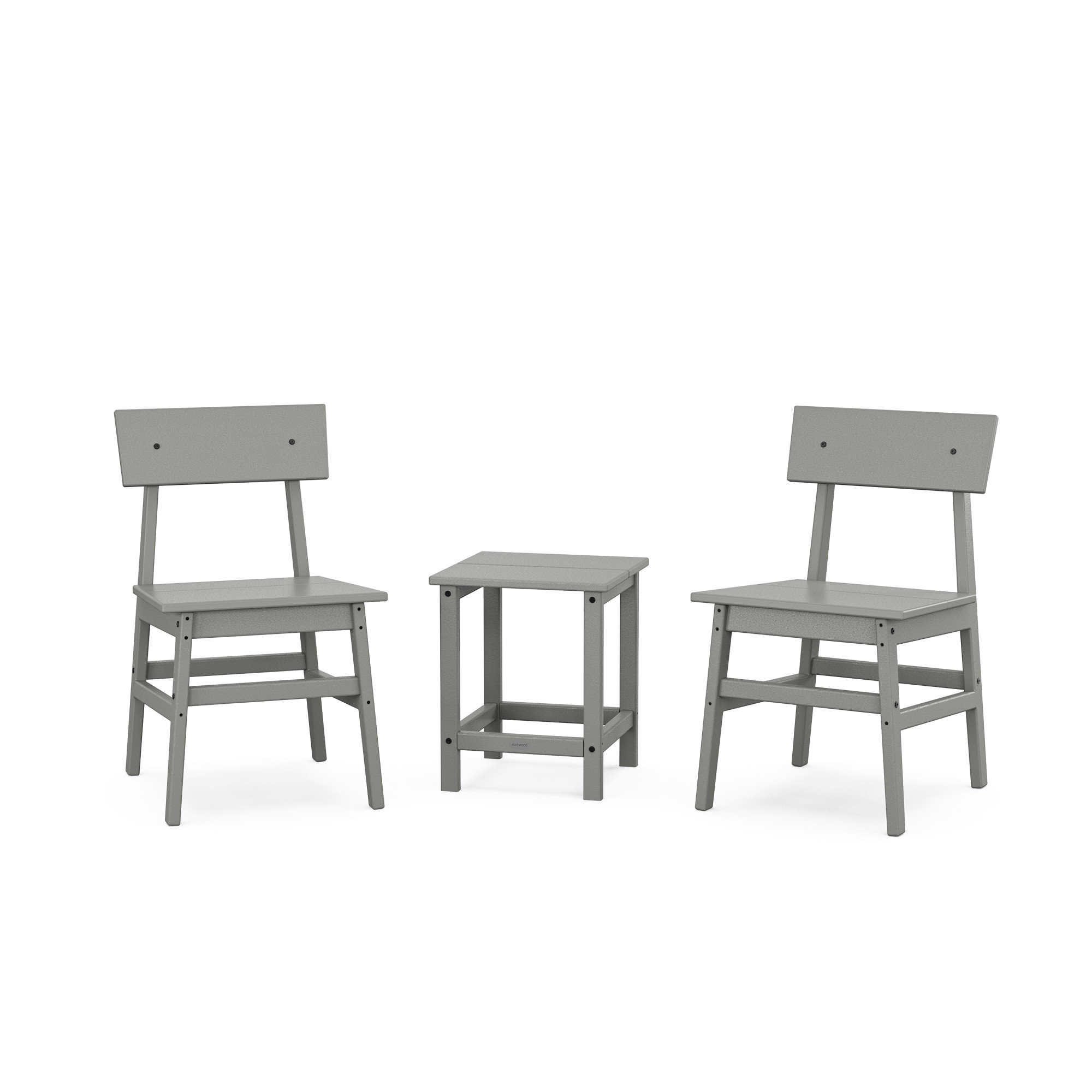 POLYWOOD x AllModern Chair 3-Piece Seating Set, Gray
