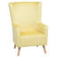 Kizzie Velvet Wingback Chair
