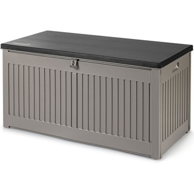 WFX Utility W 227L Water Resistant Solid + Manufactured Wood Lockable Deck Box