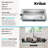 KRAUS Fairlane 33” ADA Compliant Drop In / Top Mount Single Bowl 18-Gauge Stainless Steel Kitchen Sink-123474590-123474591