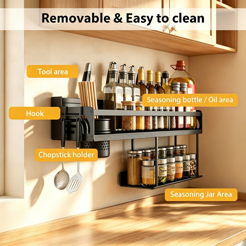 Wall Spice Rack