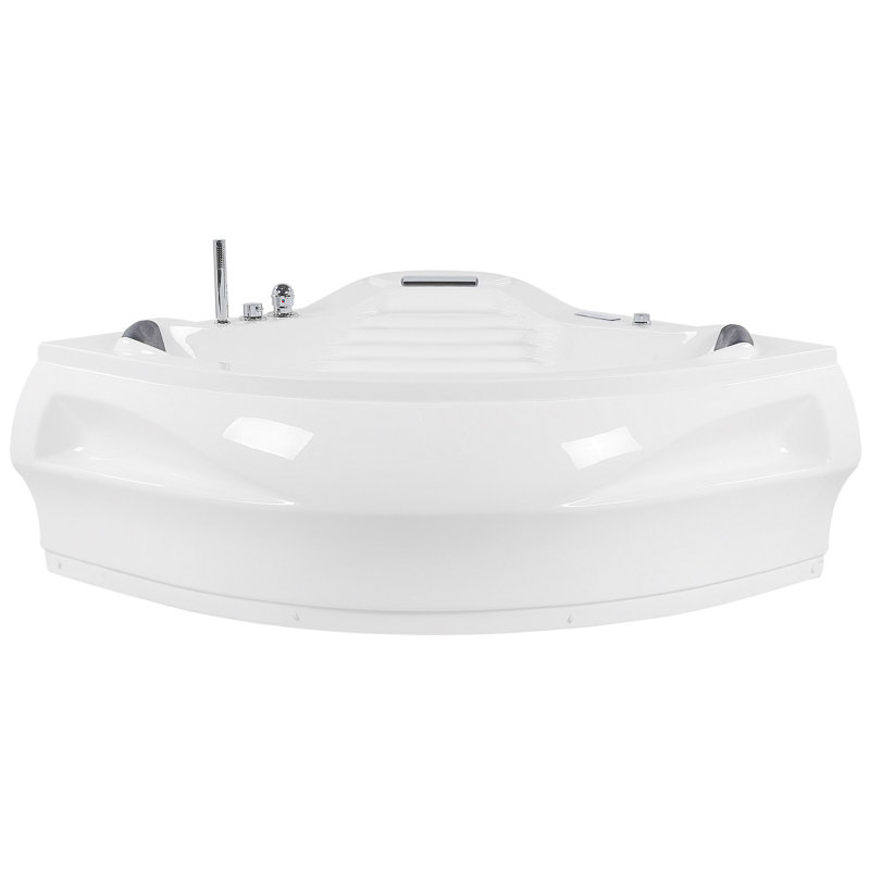 Moton 2100mm x 145mm Corner Whirlpool Acrylic Bathtub