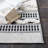 Oumar Area Rug in Ivory/Black-879623467