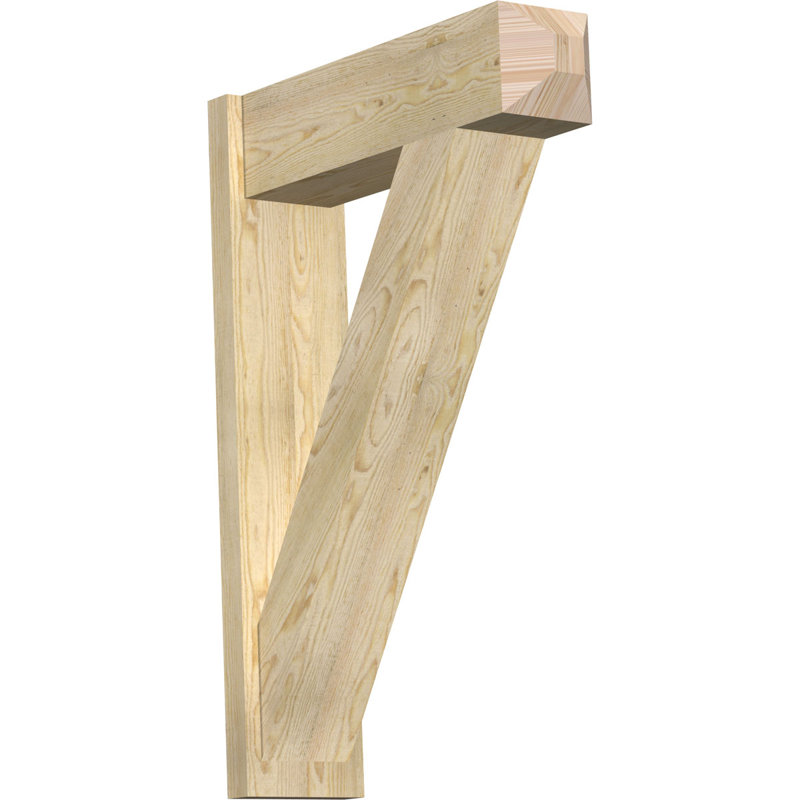 Artisan traditionnel en bois rustique, P 28 po x H 40 po, Sapin Douglas de 8 po (sciage brut)