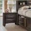 Table de chevet grise 1pc-2109273083