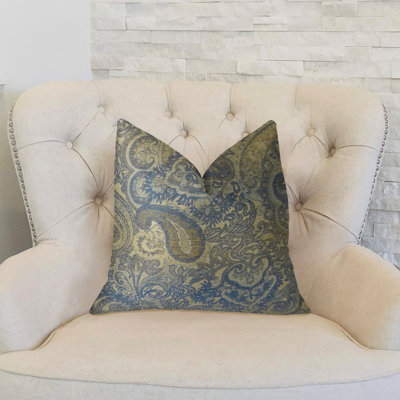 Paciotti Paisley Reversible Throw Pillow