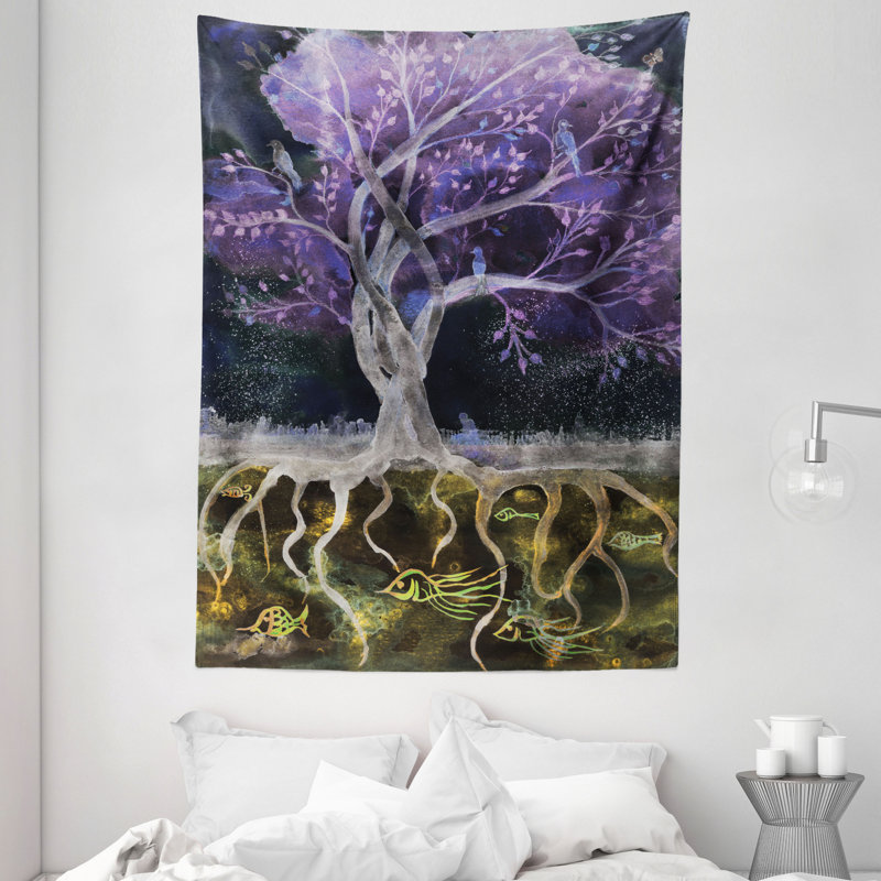 Tapisserie en polyester, H 80 po x l 60 po