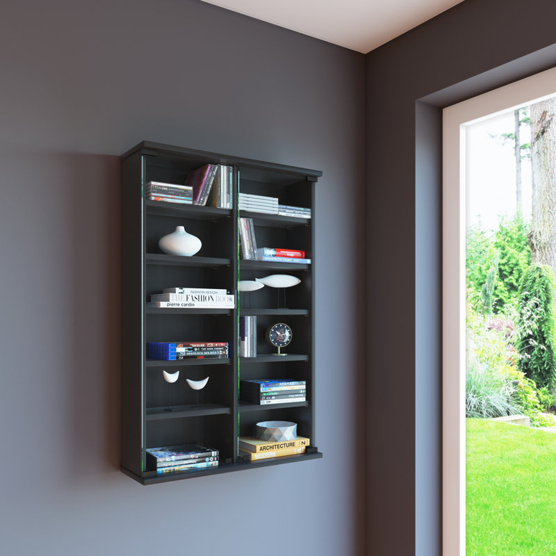 91 cm H Multimedia Storage, Black