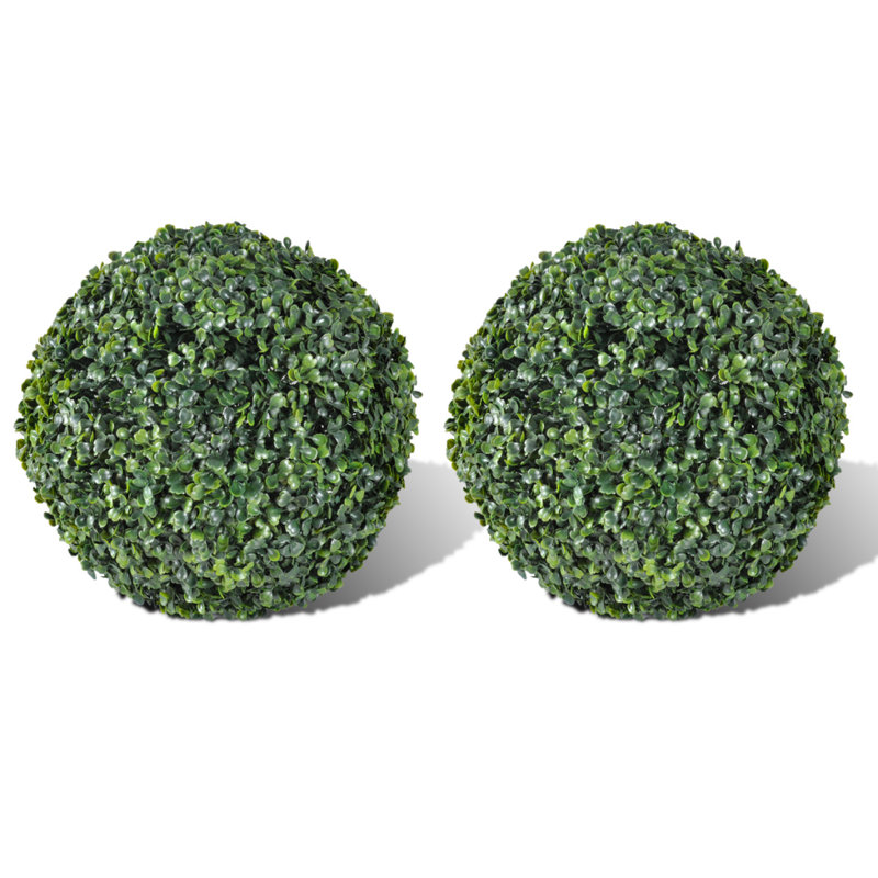 Boule de topiaire artificielle 10,5 po, H 13,8 po x l 13,8 po
