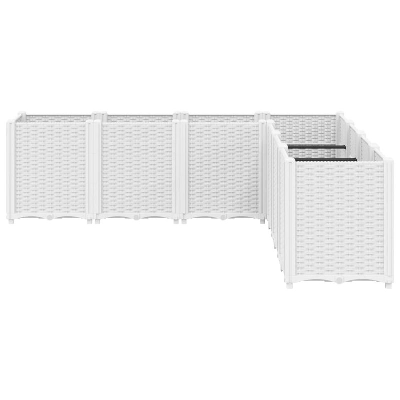 Munir Planter Box, White
