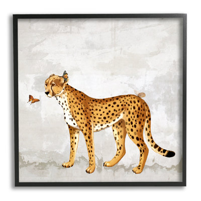 " Beast And Butterfly Leopard Wildlife "