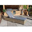 WENTWORTH Sunlounger Manual Multi Position including Cushion