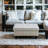 Faux Leather Ottoman-77621951