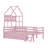 Twin-Size Wooden Platform Bed With Safety Guardrails And Integrated Drawers-1461088373