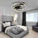 Herrada 20" Space-Saving Flush Mount Ceiling Fan with Adjustable Dimmable LED Light Kit