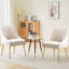Chaise d'appoint rembourrée en velours avec pieds dorés -880248097