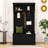 Multifunctional Hall Tree with Hooks, Shoe Bench, Storage Cabinet-969668099