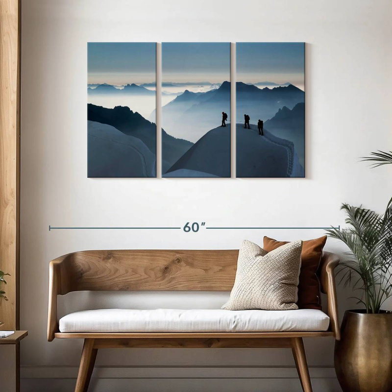 Grimpeurs Alvord Mont Blanc, H 28 po x l 45 po