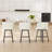 Modern Upholstered Swivel Counter Stool-417195583