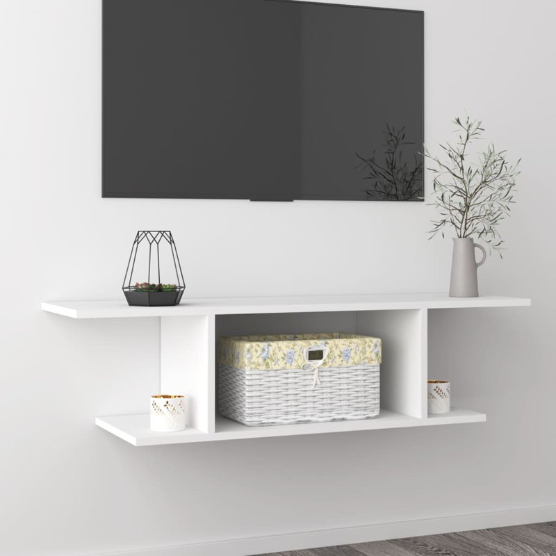 Awsaf Unfinished TV Stand for TVs up to 43", White