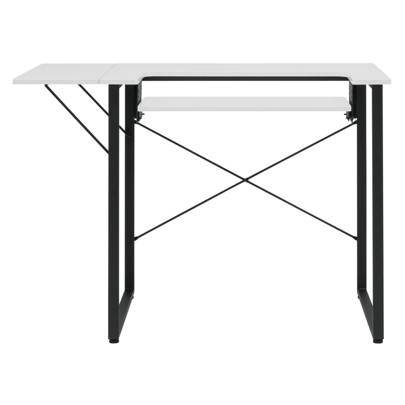 41'' x 23'' Sewing Table with Sewing Machine Platform, White