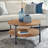 Solid Wood Top Single Coffee Table