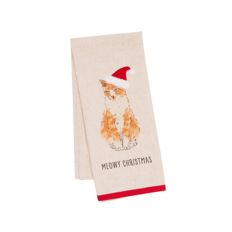 Serviette de Noël Meowy