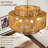 Boho Rattan Chandelier Light Fixture