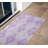2' X 3' Lavender Geometric Washable Non Skid Indoor Outdoor Area Rug