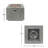 Square Iron Fire Pit-50 000 Btu-204792679