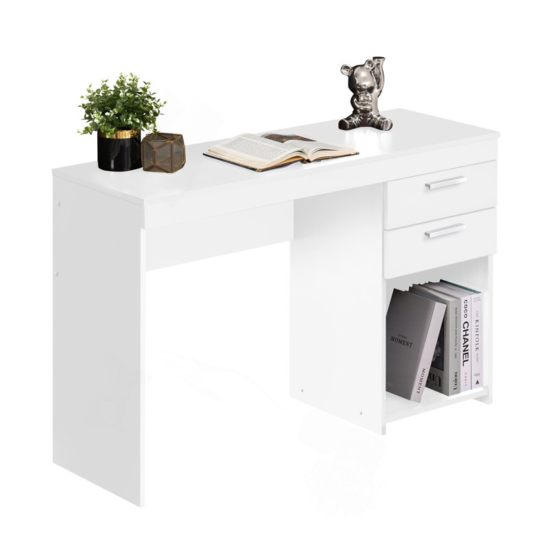 Poste de travail polyvalent avec de nombreuses options de rangement, Blanc