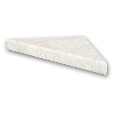 Tablette de coin FlexStone 15 po crème Botticino