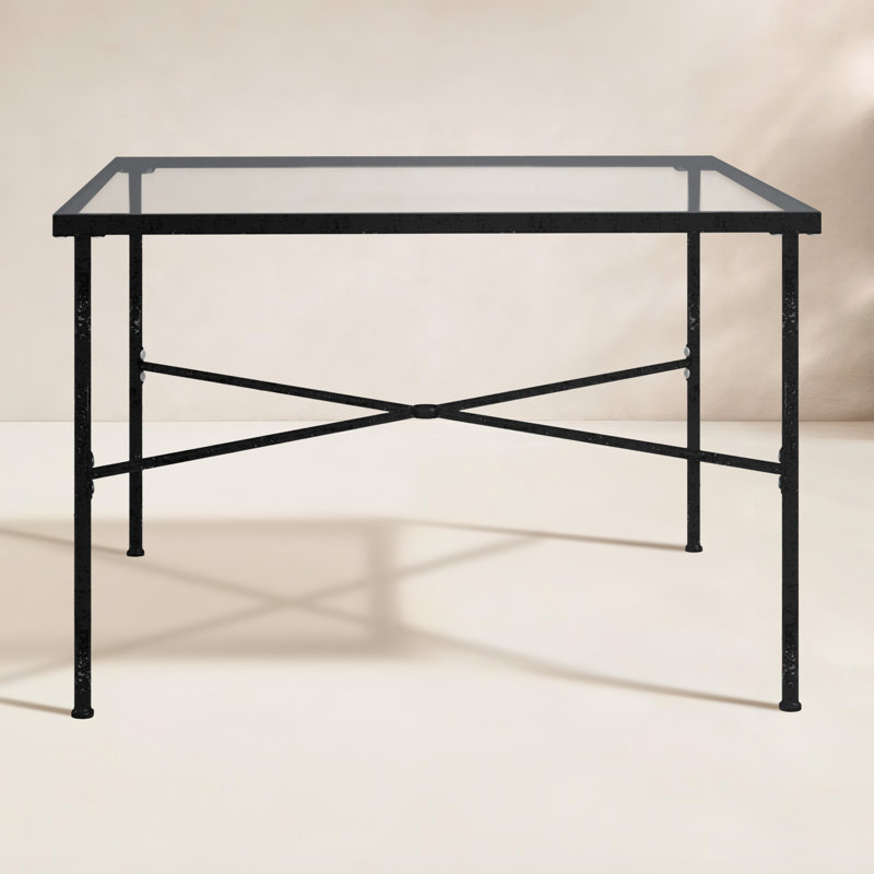 Provence Outdoor Dining Table, 29" H x 44" W x 44" L 