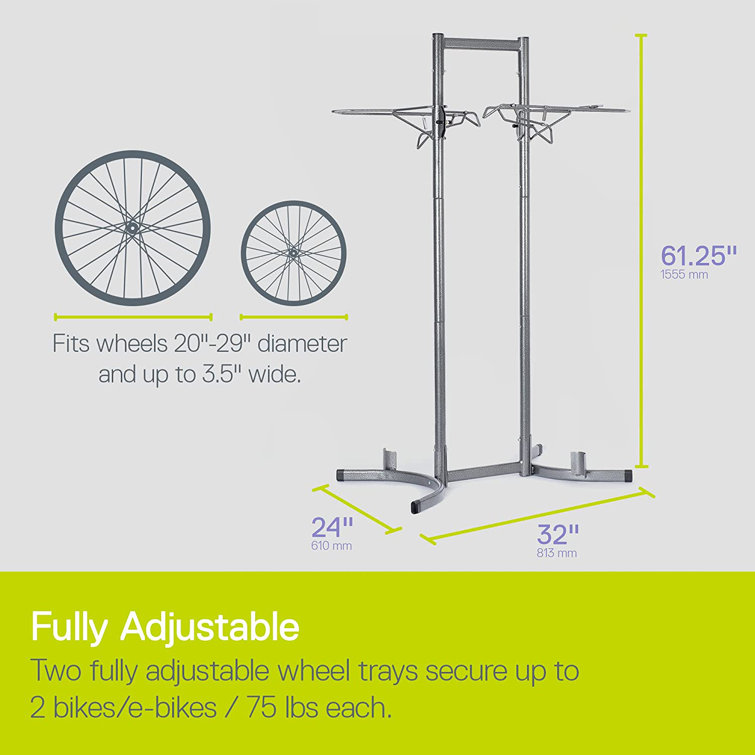 Delta Design Support de rangement vertical autoportant pour 2