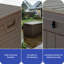 Boîte de patio pour terrasse verrouillable en résine résistante à l'eau Edrosie Inc-129618935-132786598