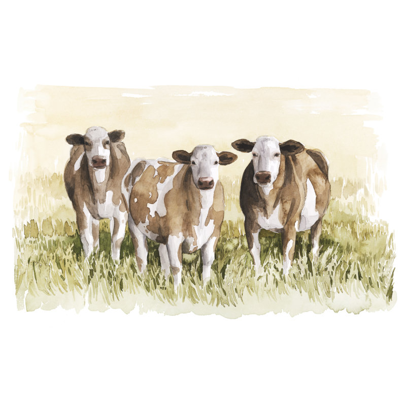 Golden Graze I by Grace Popp - Wrapped Canvas Painting, 51cm H x 76cm W