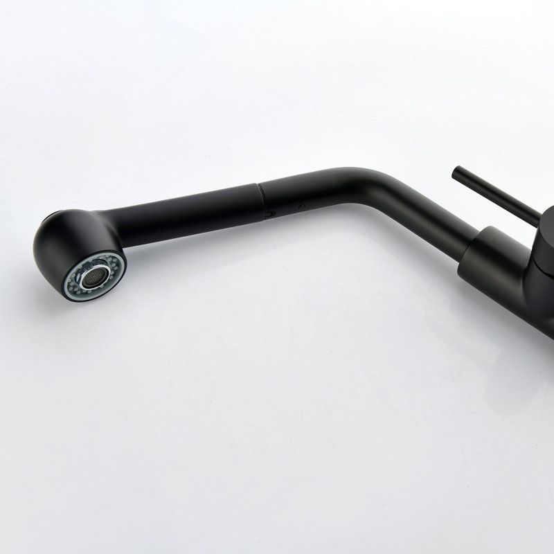 NOVEL Pull Out Kitchen Faucet, Matte Black