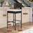 Debany Wicker Outdoor 43'' Stool with Cushion